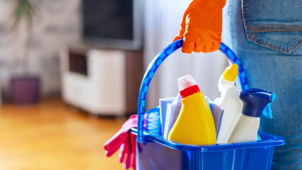 professional apartment cleaning services bucket