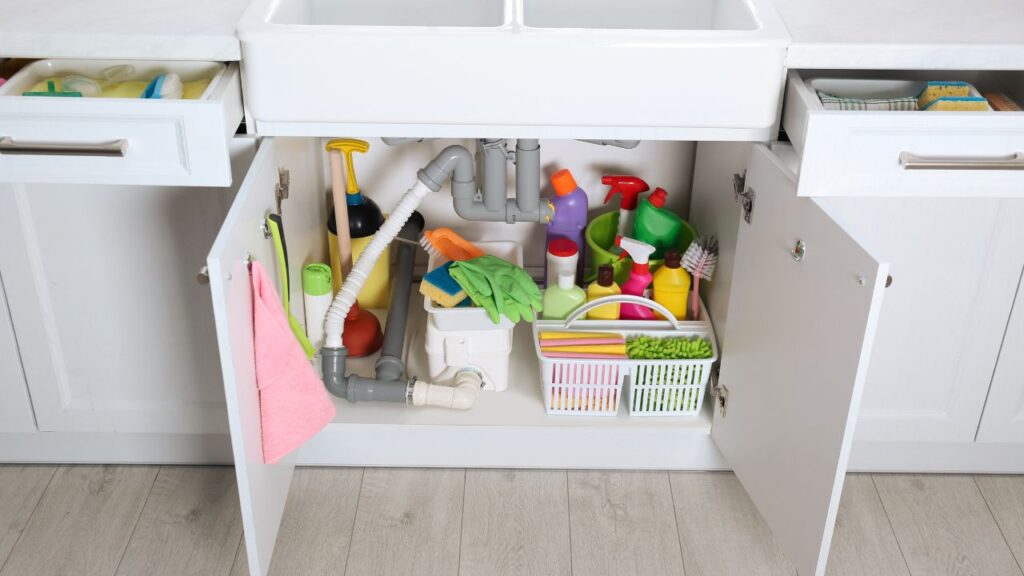 under the sink storage