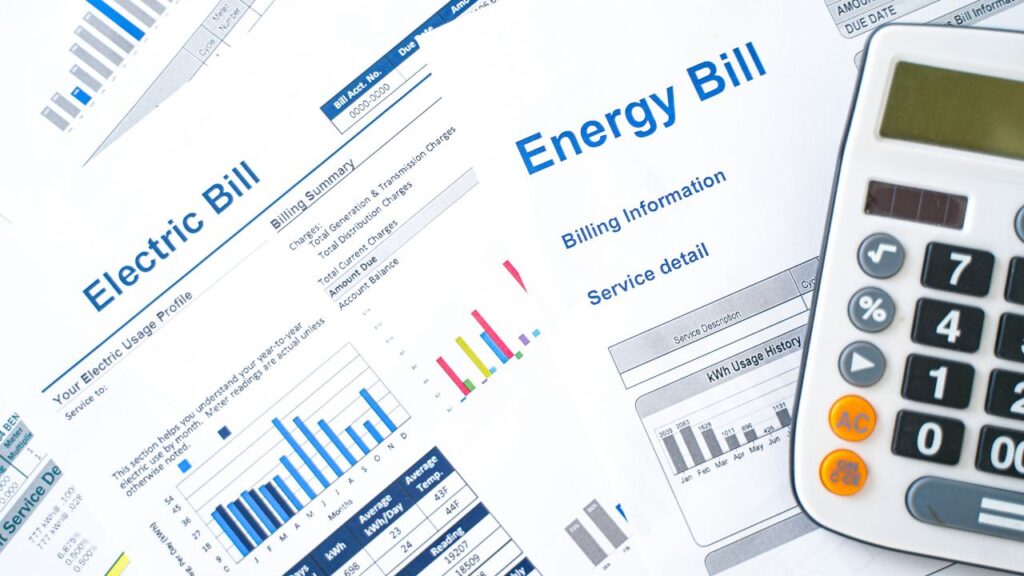 energy bill and cost