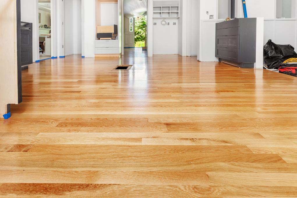 clean wood floor