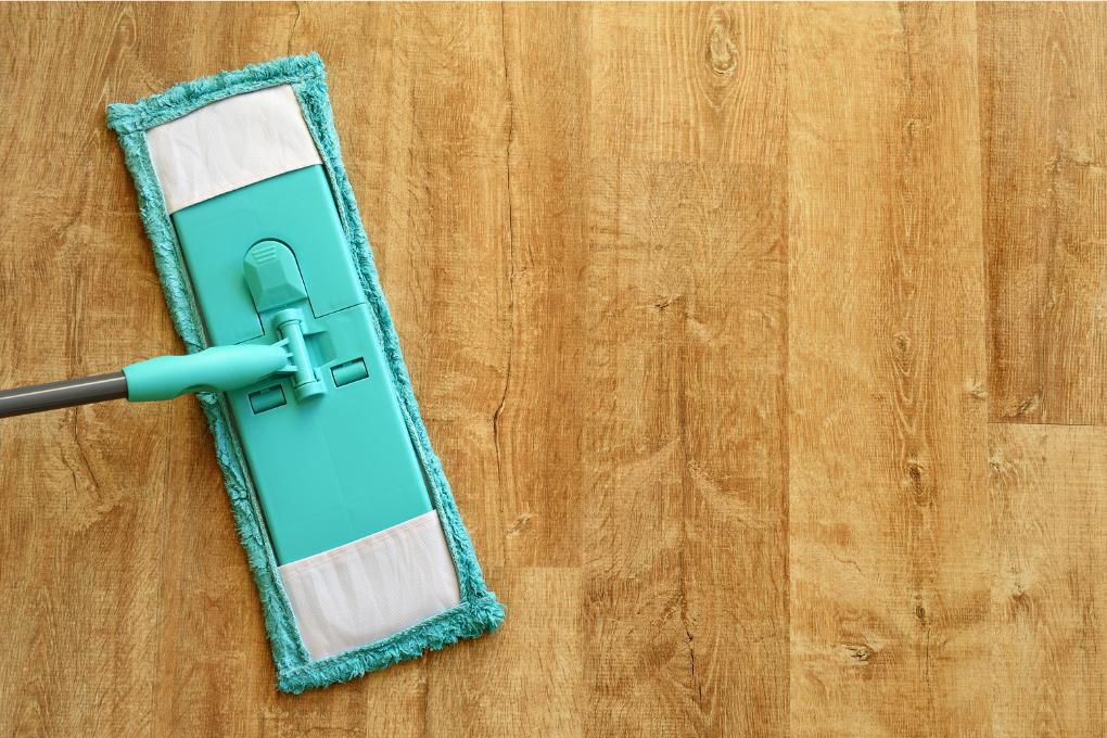 mop on a floor