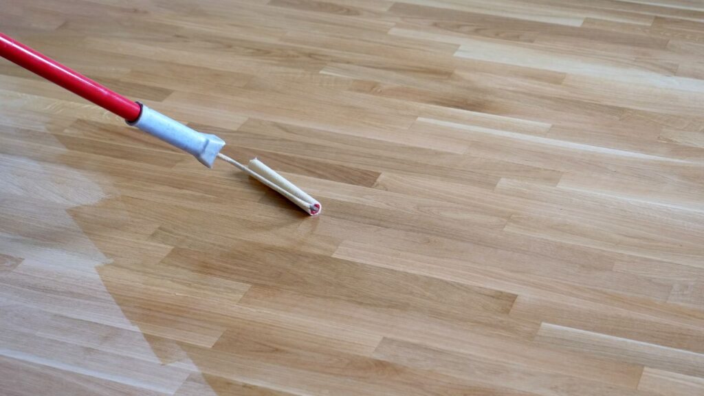 rewaxing-linoleum-wood-floor